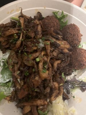 Shawarma bowl   at Shouk in Washington