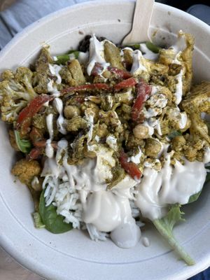 Cauliflower bowl  at Shouk in Washington