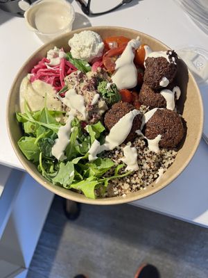 Bam Bam Falafel bowl - Delicious! 👍🏽  at Shouk in Washington