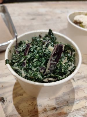 Kale salad at Shouk in Washington
