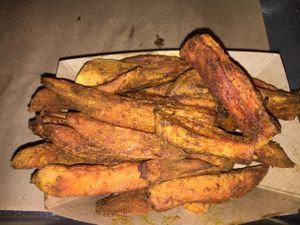sweet potato fries at Shouk in Washington