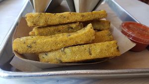 polenta fries at Shouk in Washington