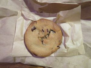 Cardamom chocolate chip cookie at Shouk in Washington