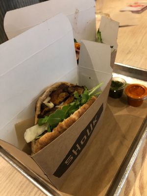 Shawarma  at Shouk in Washington