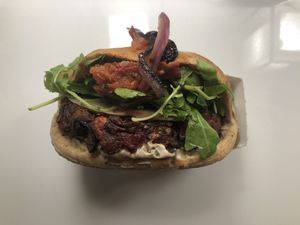 The Shouk Burger at Shouk in Washington