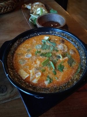 Soup with mushrooms at Anh Dao in Berlin