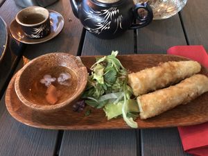 Spring rolls  at Anh Dao in Berlin