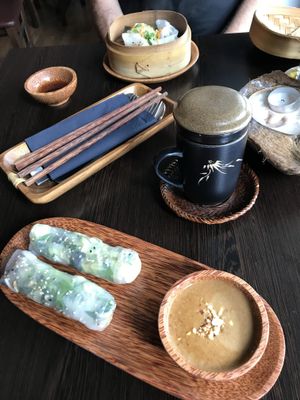 Summer rolls at Anh Dao in Berlin