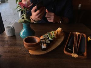 An assortment of the cheapest dishes at Anh Dao in Berlin