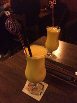 Mango coconut shake at Anh Dao in Berlin