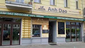 Exterior of location, street view at Anh Dao in Berlin
