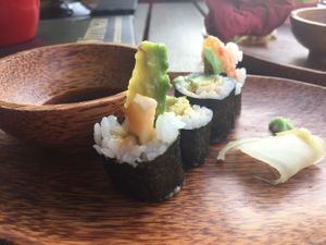 Vegan sushi  at Anh Dao in Berlin