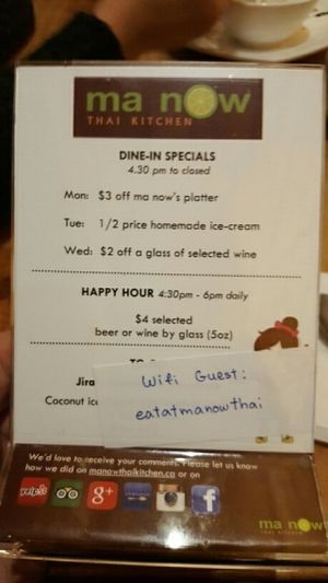 Deals at Ma Now Thai Kitchen in Port Coquitlam