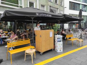 The store front at The Happiness Cafe  in Eindhoven