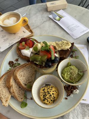 Big vegan breakfast  at The Happiness Cafe  in Eindhoven