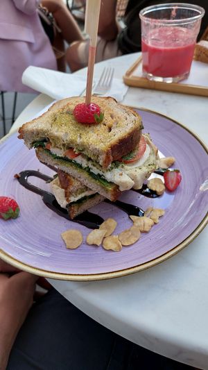 Caprese sandwich at The Happiness Cafe  in Eindhoven