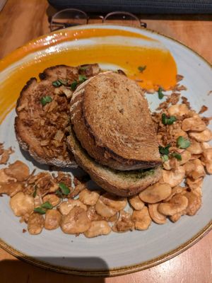 Vegan & glutenfree toast, customized~ at The Happiness Cafe  in Eindhoven