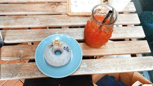 Vegan donut at The Happiness Cafe  in Eindhoven