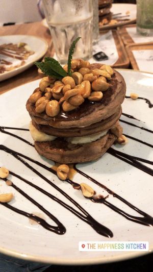 Snicker pancakes at The Happiness Cafe  in Eindhoven