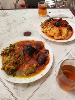 Bolani mit Zucchini & Ocra | Samosas mit Zucchini at Afghan-Eck in Freiburg