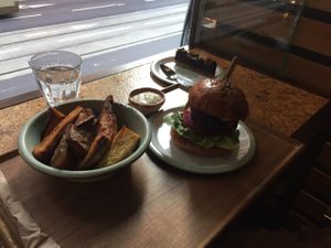 Polar Burger and fries at Home - Eat To Live in Hong Kong Island