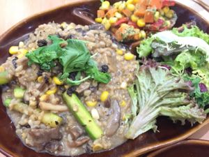 Risotto at Veggle Cafe in Kowloon