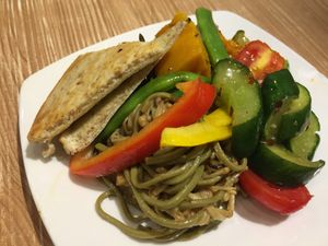 salad at Veggle Cafe in Kowloon