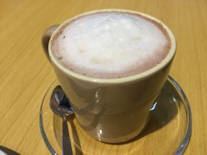 Soy chocolate at Veggle Cafe in Kowloon