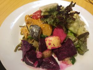 salad at Veggle Cafe in Kowloon