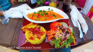 Curry with Sweet Potato at Kind Earth Eatery in Dar Es Salaam