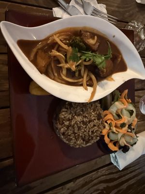 Mock seitan steak    at Kind Earth Eatery in Dar Es Salaam