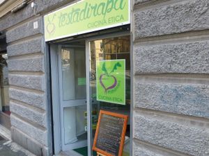 Storefront at Testa di Rapa in Genoa