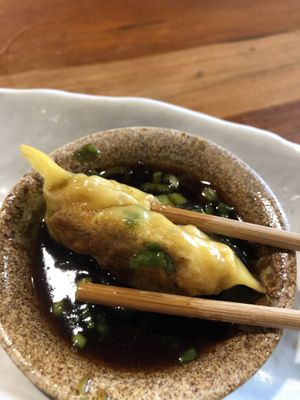 Mushroom & Tofu Gyoza at Futo Buta in Charlotte