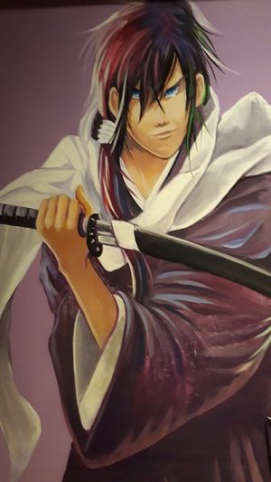 Mens bathroom door at Futo Buta in Charlotte