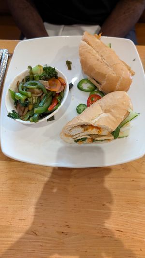 Vegan banh mi at Malai Kitchen in Southlake