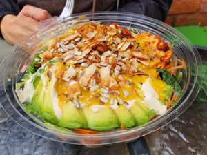 Beluga bowl at Urban Herbivore - Kensington Market in Toronto