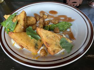 Chickpea fritter  at Blind Lady Ale House in San Diego