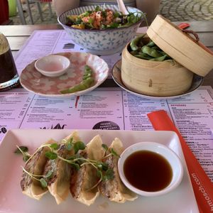 Gyoza mit Tofufüllung 😍 at MoschMosch in Oberhausen