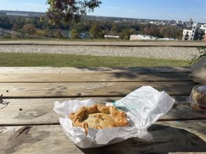 Vegan cheddar and bean pie  at Proper Pie Co. in Richmond