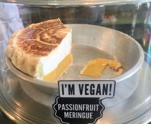 Vegan meringue from aquafaba  at Proper Pie Co. in Richmond