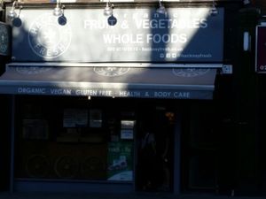 outside at Hackney Fresh in East London