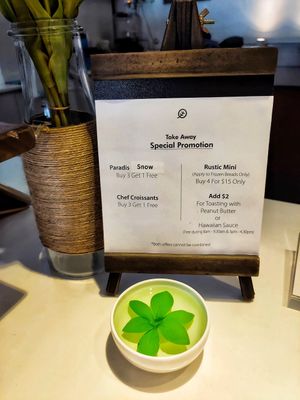 Menu at Chef Icon Nature Bakery - Kampong Bahru Rd in Central Singapore