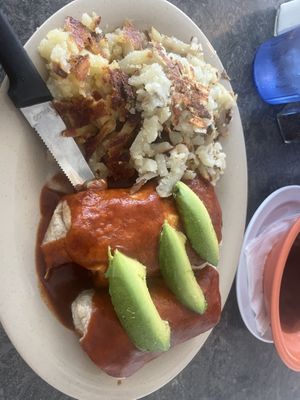 Vegan burritos   at The Potholder Cafe P3 in Long Beach