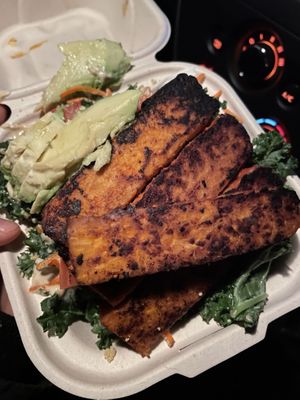 Caesar wrap in a bowl  at Graze in Nashville