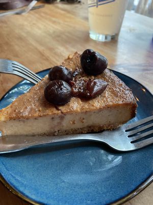 Cherry Vanilla Cheesecake at Graze in Nashville