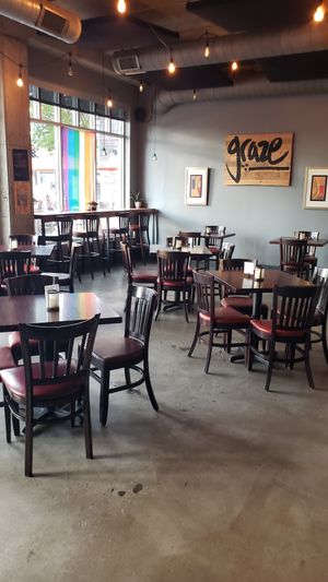 The restaurant area at Graze in Nashville