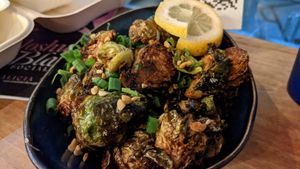 Love the Brussel Sprouts! at Graze in Nashville