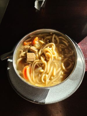 "Chicken" Noodle Soup at Graze in Nashville
