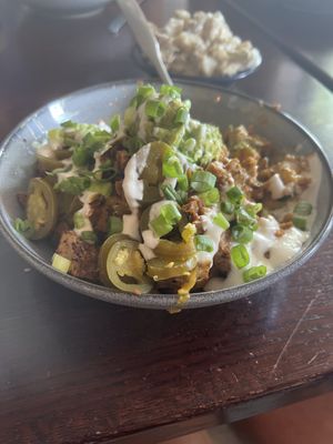 loaded potatoes  at Graze in Nashville