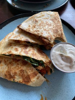 Buffalo quesadilla   at Graze in Nashville